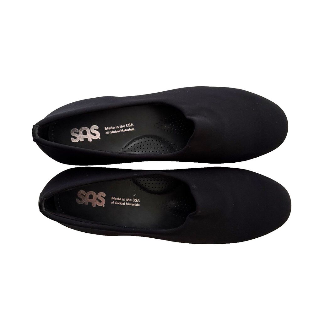 SAS Tripad Comfort Black Bliss Womens Loafer Sz 9M Slip On Wedge Shoes USA - Picture 3 of 7